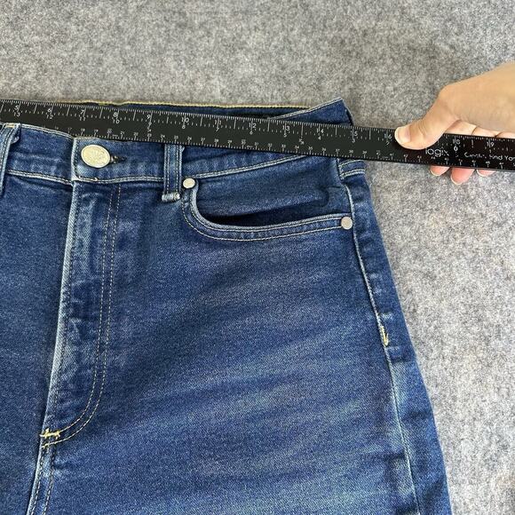 Rag & Bone Jeans Womens 30 Justine High-rise Cropped Flare-leg Jeans In Gem - Picture 6 of 10